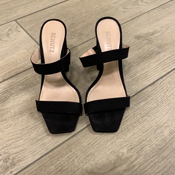SCHUTZ Black Women's Sandals - Picture 1 of 4